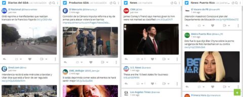 Monitoreando con listas de Twitter