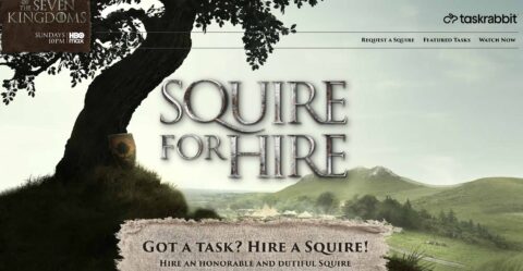 HBO Max lanza campaña digital inspirada en “A Knight of the Seven Kingdoms” Squire For Hire