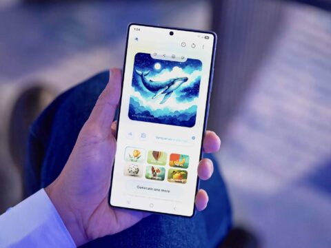 Samsung integrará Perplexity como nuevo agente de IA en próximos dispositivos Dispositivo Galaxy muestra funciones de inteligencia artificial integradas en el sistema.