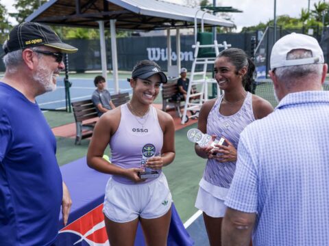 Tenistas boricuas destacan en el Puerto Rico Bowl Carolina Castro y Shristi Selvan Puerto Rico Bowl PRTA-4525.