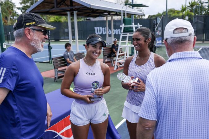 Tenistas boricuas destacan en el Puerto Rico Bowl Carolina Castro y Shristi Selvan Puerto Rico Bowl PRTA-4525.
