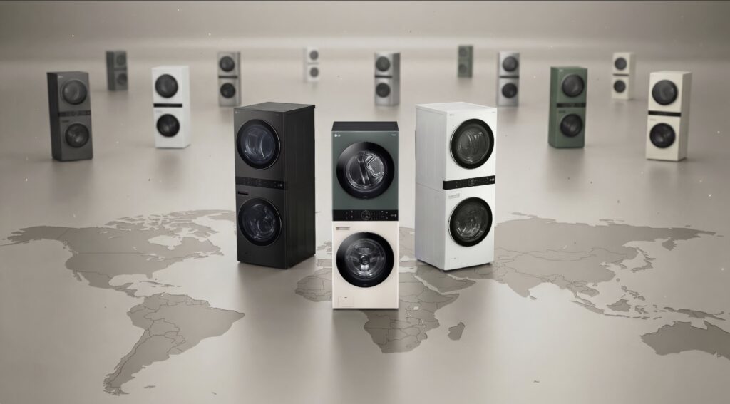 LG Electronics introduce WashTower, una unidad vertical que integra lavadora y secadora con funciones automatizadas para optimizar espacio y consumo.