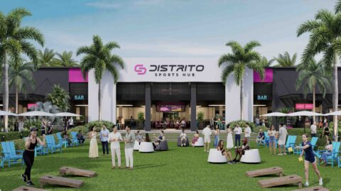 DISTRITO Sports Hub abrirá en 2027 con deportes, gastronomía y entretenimiento Render de DISTRITO Sports Hub en el Distrito de Convenciones de Puerto Rico.