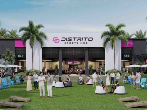 DISTRITO Sports Hub abrirá en 2027 con deportes, gastronomía y entretenimiento Render de DISTRITO Sports Hub en el Distrito de Convenciones de Puerto Rico.