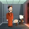 Imagen promocional del especial de Halloween de Family Guy con Brian y Stewie en el inframundo.