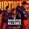 Imagen promocional oficial de la segunda temporada de A Shop for Killers con el elenco principal y nuevos personajes.