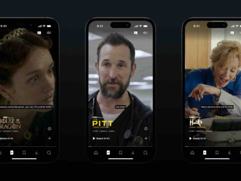 HBO Max estrena función de videos cortos para descubrir series y películas Interfaz móvil de HBO Max mostrando la nueva función HBO Max Shorts.