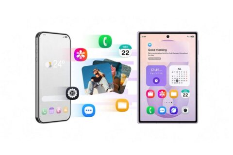 Proceso de migración de datos desde un teléfono Android o iPhone hacia un nuevo Samsung Galaxy.