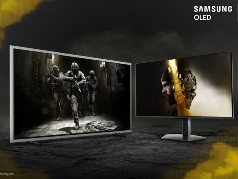 Samsung se alía con “Call of Duty: Modern Warfare 4” y llevará el juego a sus monitores “Odyssey” Monitor Samsung Odyssey G9 mostrando Call of Duty Modern Warfare 4 en formato superultrapanorámico.