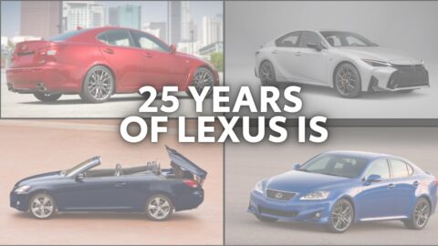 Evolución del Lexus IS a través de cuatro generaciones