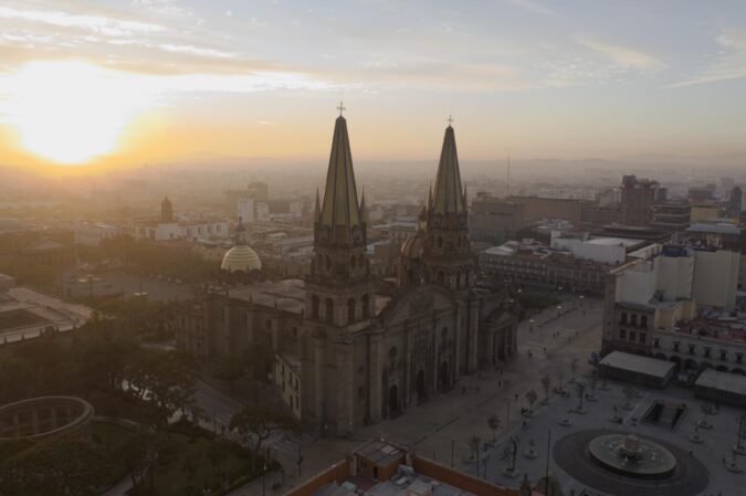 Guadalajara será sede de Latin America’s 50 Best Restaurants 2026 Vista aérea de la Catedral de Guadalajara.