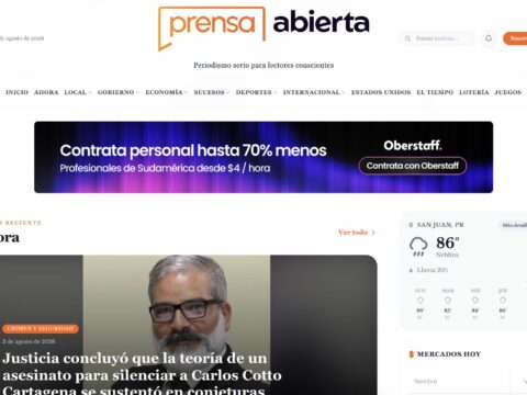 Puerto Rico suma un nuevo medio con el lanzamiento de “Prensa Abierta” Prensa Abierta