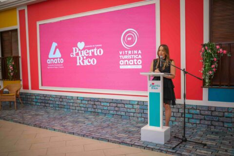 Puerto Rico será Destino Internacional Invitado de Honor en ANATO 2027 Willianette Robles Cancel durante la ceremonia de designación de Puerto Rico como destino invitado de ANATO 2027.