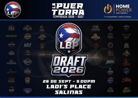Logotipo oficial de la Liga de Baloncesto Puertorriqueña en un entorno digital deportivo.