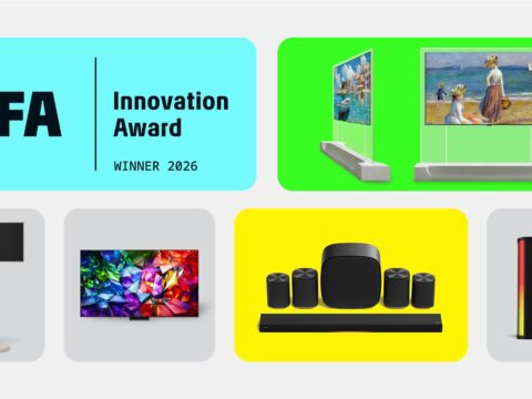 LG recibe el máximo reconocimiento de marca en los IFA Innovation Awards 2026 Televisores y equipos de audio de LG distinguidos durante los IFA Innovation Awards celebrados en septiembre de 2026.