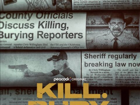Afiche promocional del documental true crime enfocado en la libertad de prensa y la corrupción.