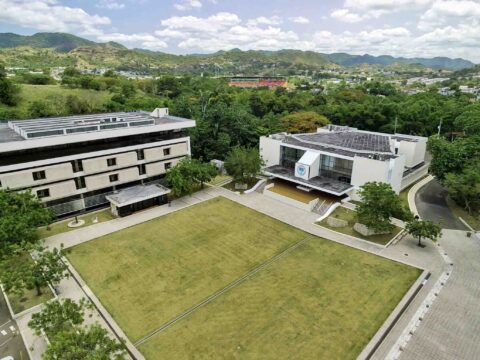 Vista de la Universidad de Puerto Rico en Cayey.